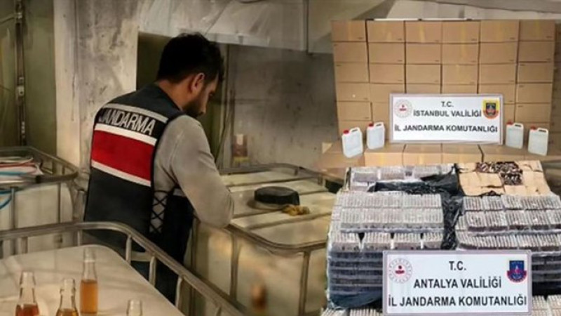 Kaçak Alkol İmalatçılarına Göz Açtırılmıyor: 121 Şüpheli Gözaltında