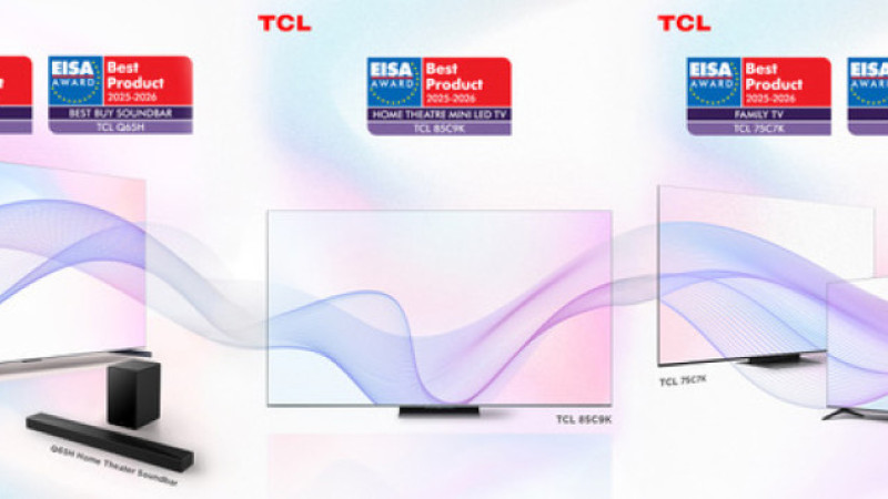 EISA’dan TCL Electronics’e 5 Ödül