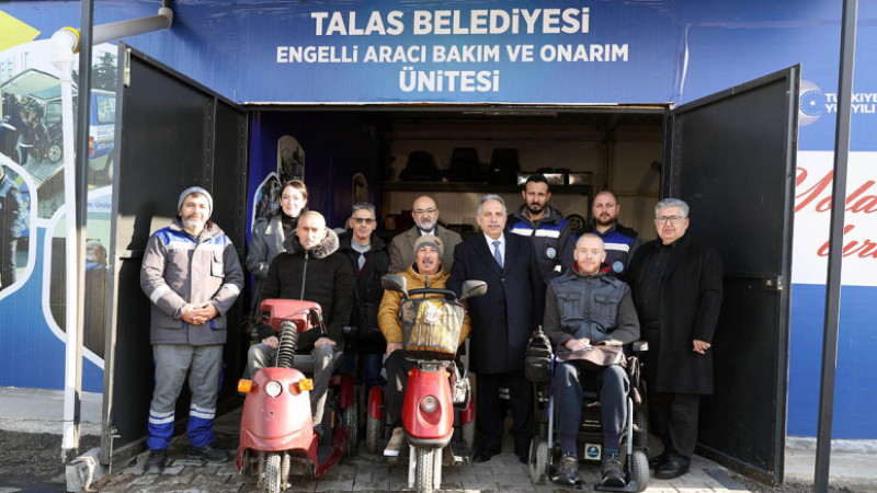 Talas’ta Engellilerin Yüzünü Güldüren Tesis