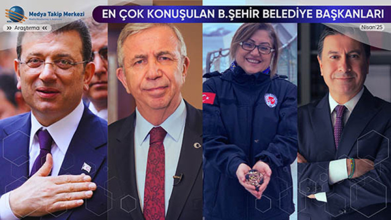 En Çok Konuşulan Büyükşehir Belediye Başkanları | Nisan’25
