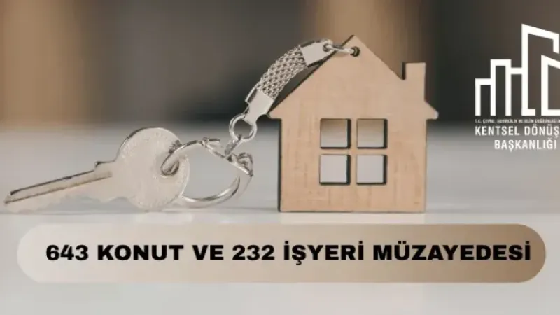 Bakanlık 9 kentte konut ve işyeri satışa sundu