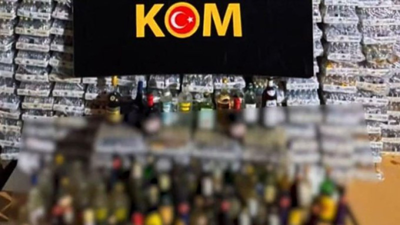 81 İlde Sahte ve Kaçak İçki Operasyonu