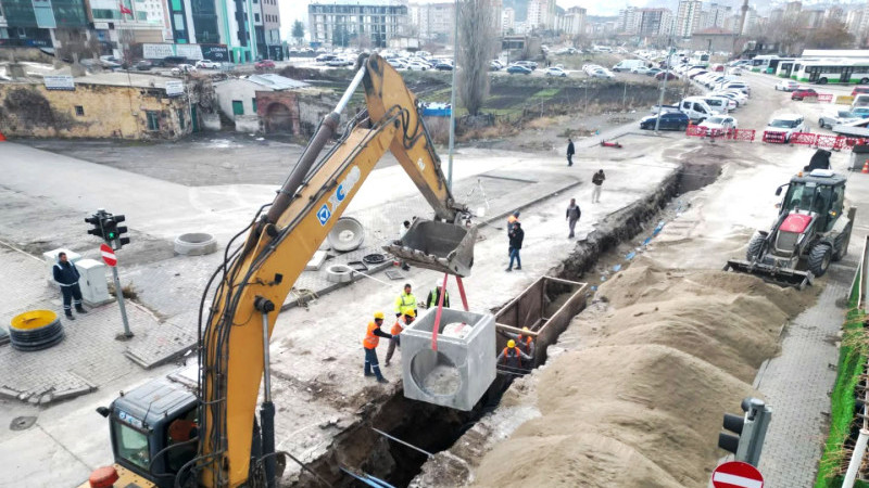 Kartal kavşağı için altyapı yenileniyor; 20 milyon liralık yatırım