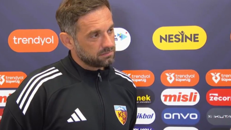 Kayserispor Teknik Direktörü Djalovic; Hayal kırıklığı yaşıyorum