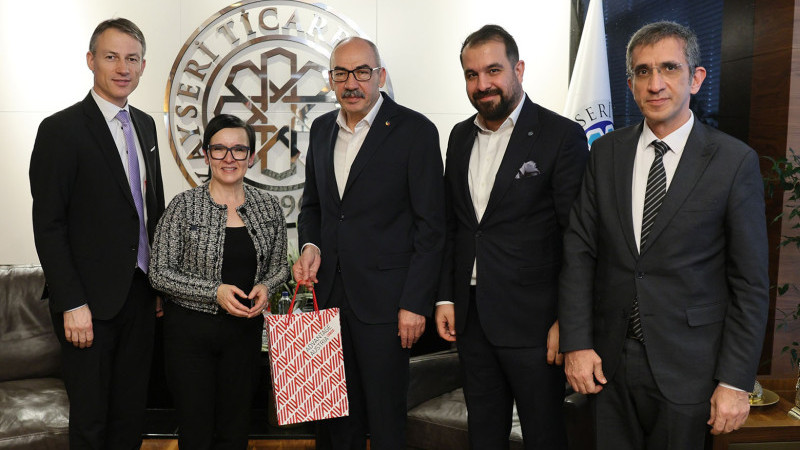 Avusturya’nın Ankara Büyükelçisi ile Ticaret Müşavirinden KTO’ya Ziyaret