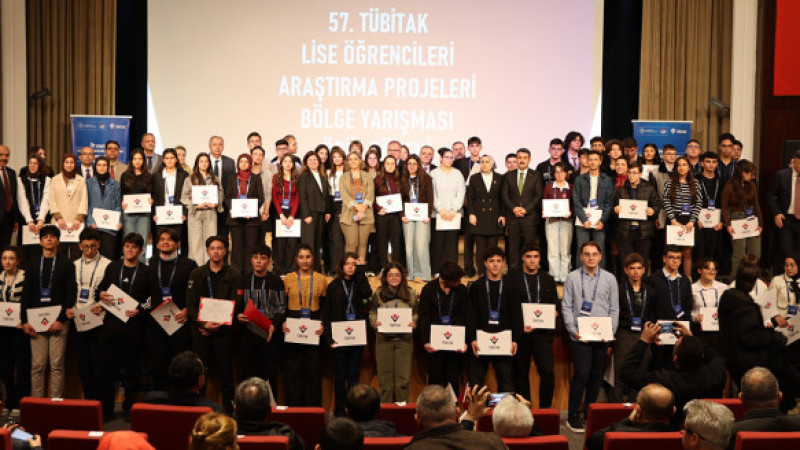 57. TÜBİTAK Lise Öğrencileri Araştırma Projeleri Yarışması Kayseri Bölge Sergisi’nin Ödül Töreni Düzenlendi
