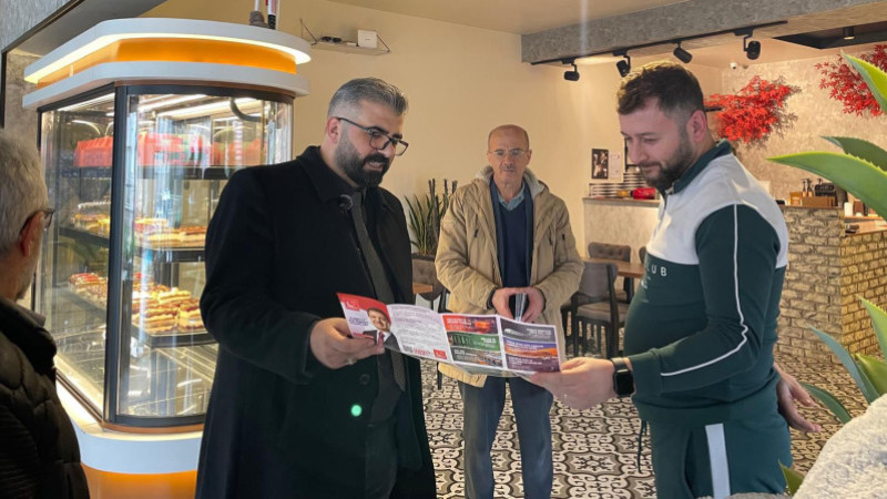 Saadet Partisi Talas İlçe Teşkilatı’ndan Esnaf Ziyareti
