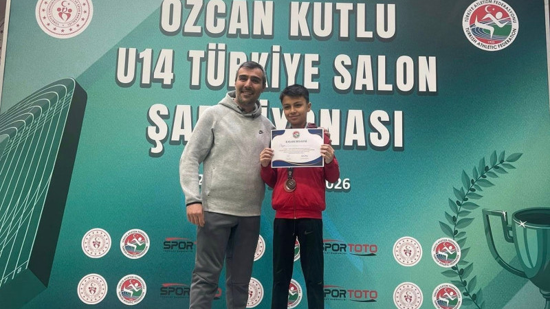 Mert Baltacı’dan atletizmde Türkiye üçüncülüğü
