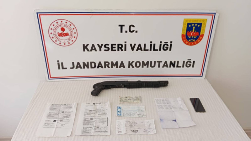 Yeşilhisar’da tefecilik yapan 1 kişiye gözaltı
