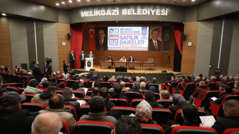 Melikgazi’de 211 taşınmazın satışı gerçekleşti 